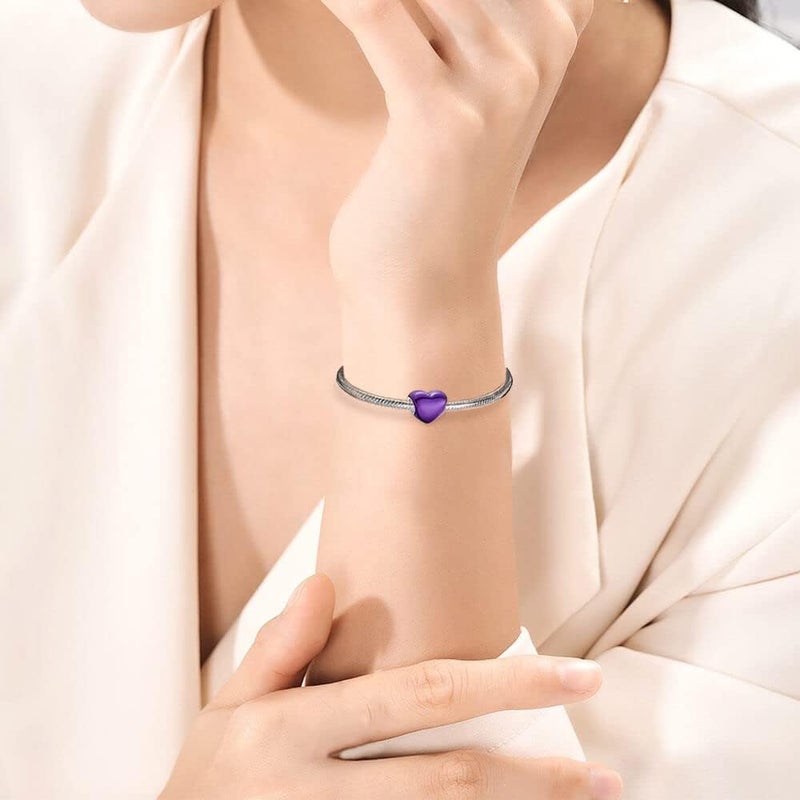 DATOUQI Queen Happy Birthday Hot Air Balloon Family Puppy Charm 925 Sterling Silver Charms for Bracelets and Necklaces Mother's Day Charms for Women - Image 3